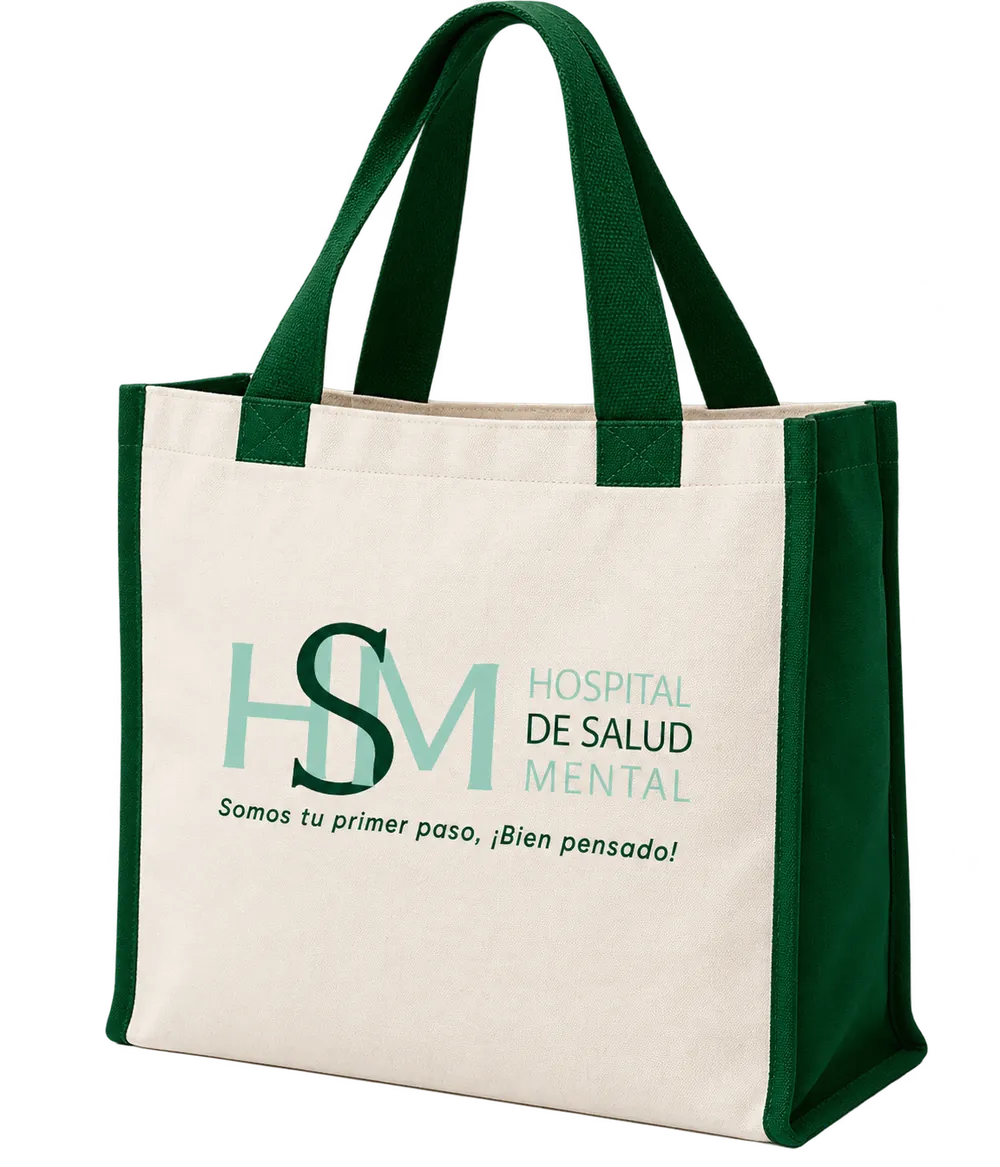 Tote bag personalizado para Hospital de Salud Mental